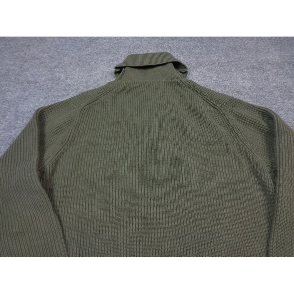 Duluth Brigadier Shawl Collar Sweater Mens 2XL Green Cotton Nylon Wool NWT